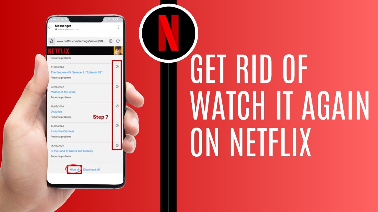 How To Get Rid Of Watch It Again On Netflix