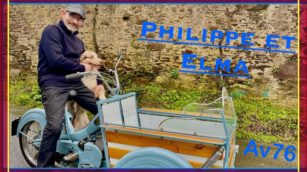 Philippe ￼customise ses mobylettes