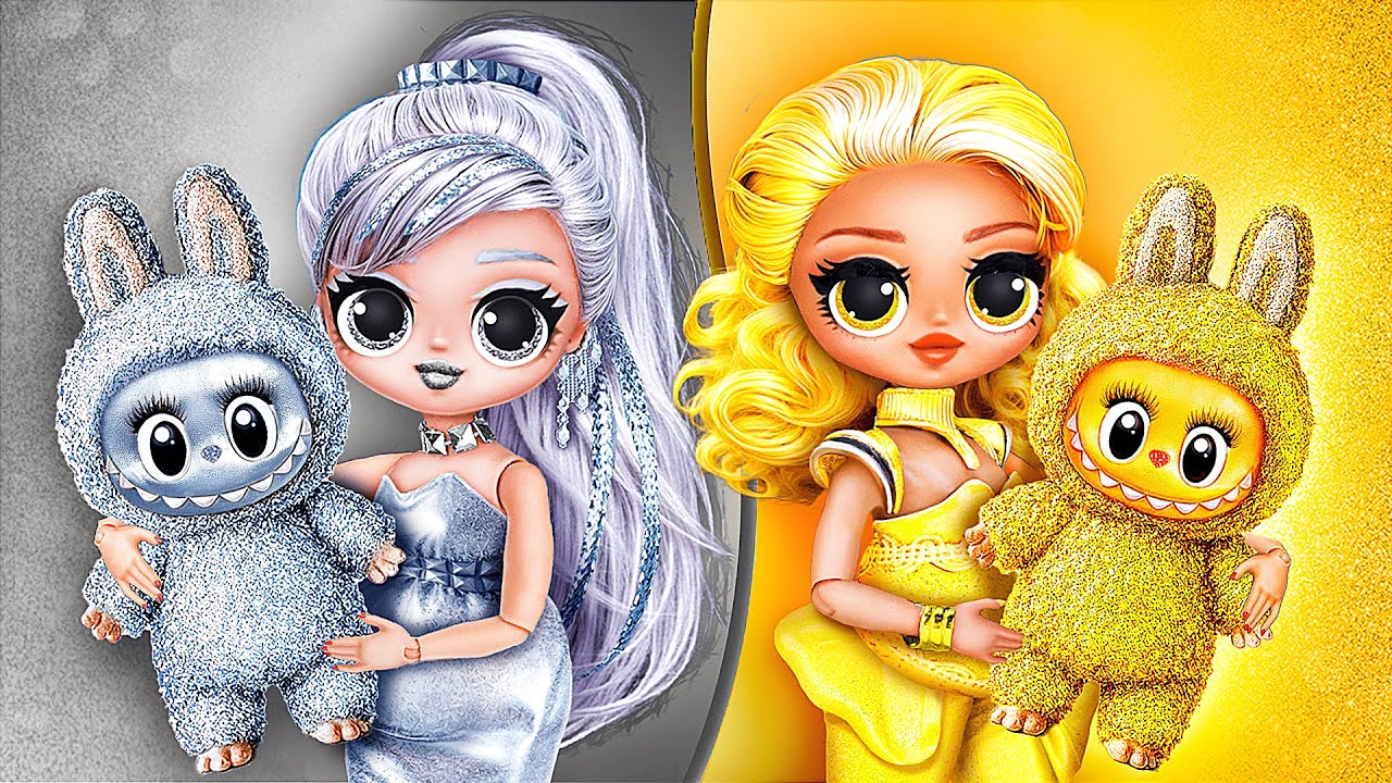 Gold & Silver Deviennent Mamans! DIY Fauché, Riche Et Giga Riche & Crafts LOL OMG