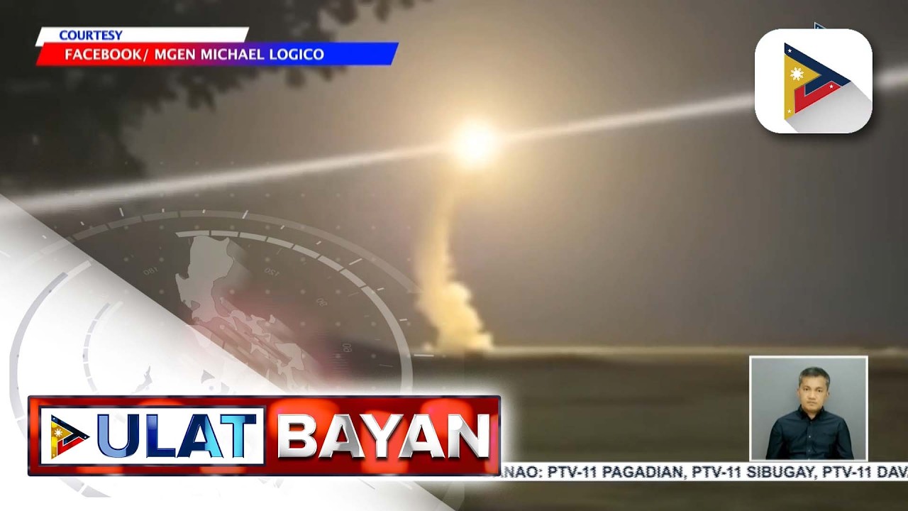 Tomahawk missile na pinaputok gamit ang Typhon mid-range capability ng U.S. mula Tacloban...