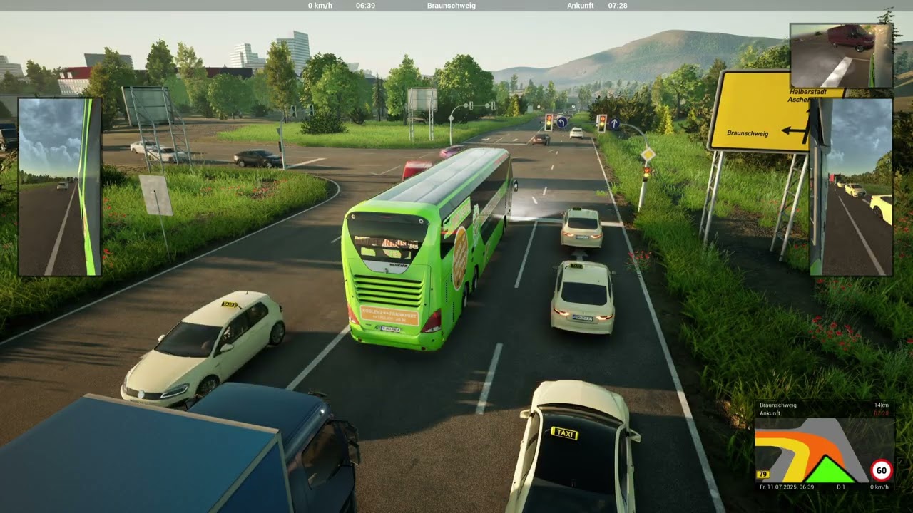 Fernbus Simulator Ps5 #23 Von Hannover über Braunschweig nach Wolfsburg 8. Teilabschnitt 😉