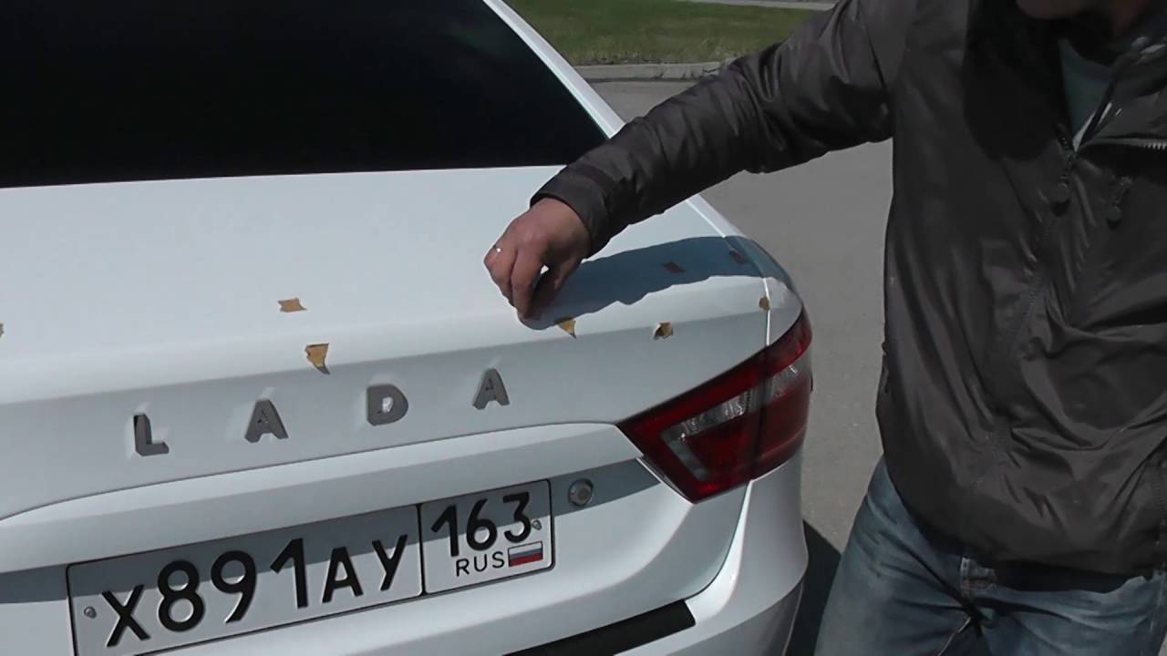 Установка Лип-спойлера от LadaTuningShop.ru