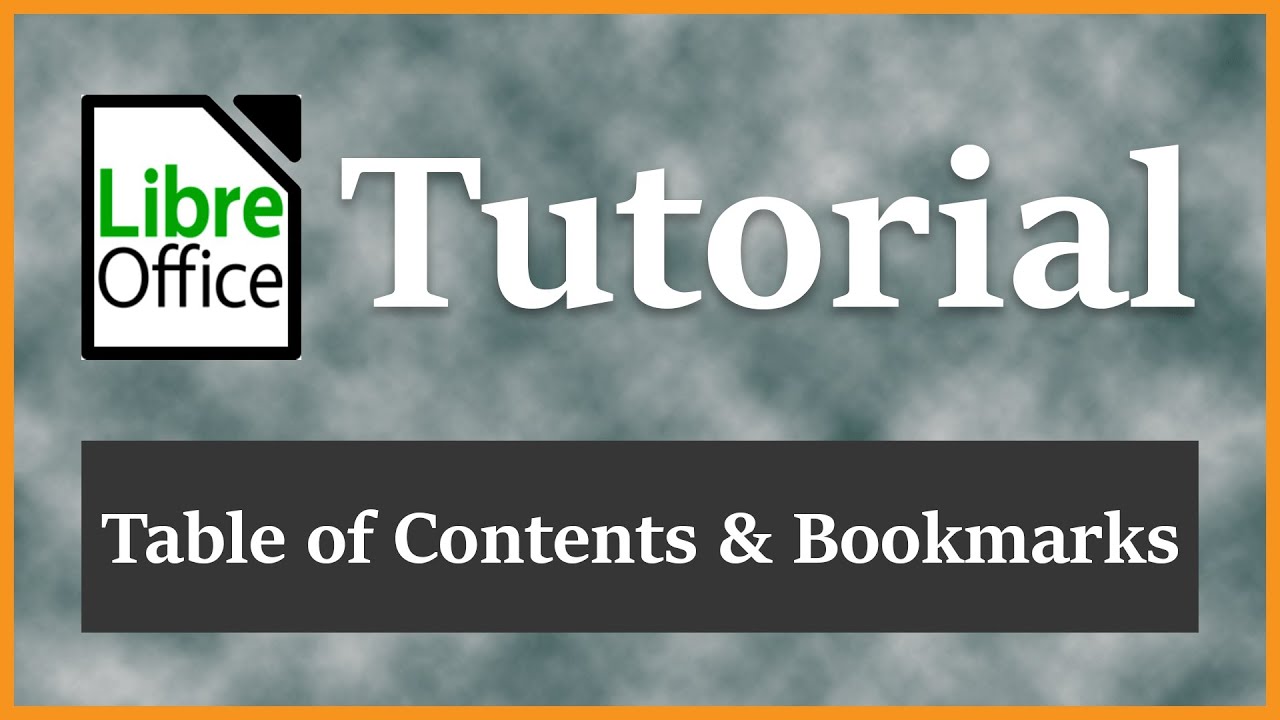 Table of Contents TOC | Heading and Custom Bookmarks | LibreOffice Writer