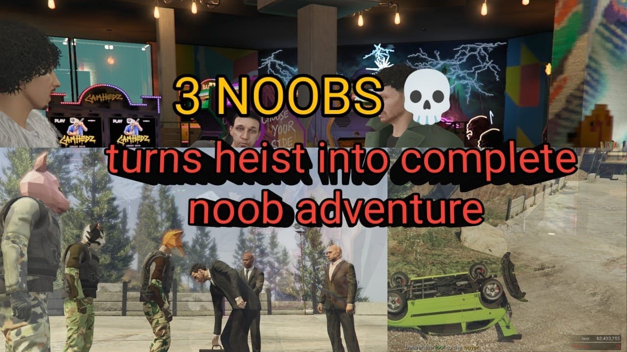 3 Noobs Doing Casino Heist 💀 | Aggressive Approach | GTA Online | Introvert Gamer