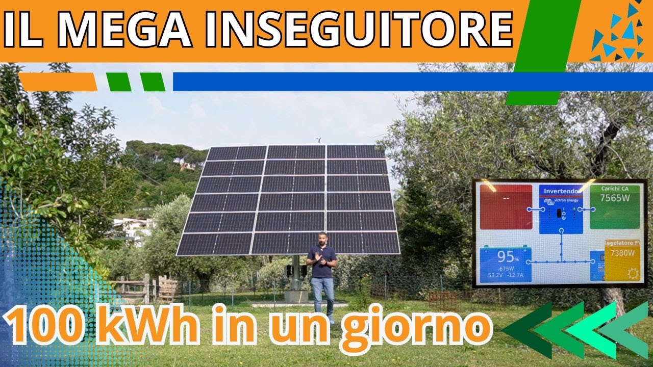 IL MEGA INSEGUITORE SOLARE da urlo !