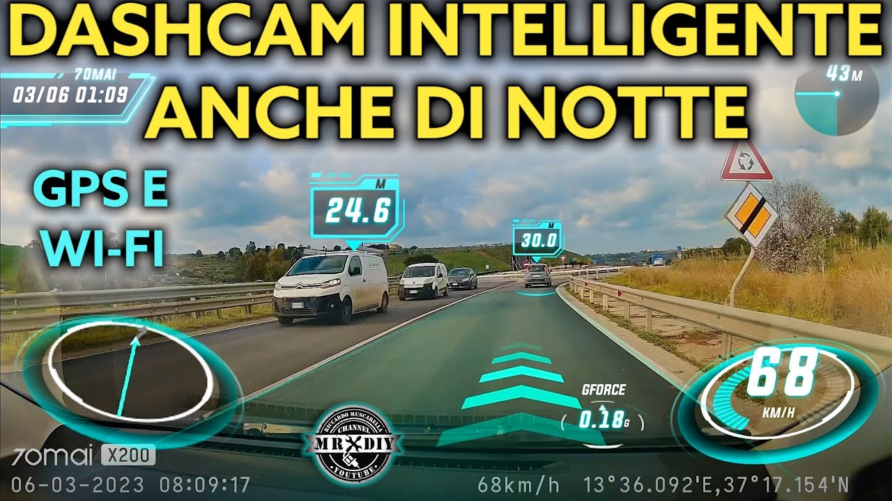 Dash cam anti ladri e vandali con intelligenza artificiale. #70mai omni wi-fi con parking monitor AI