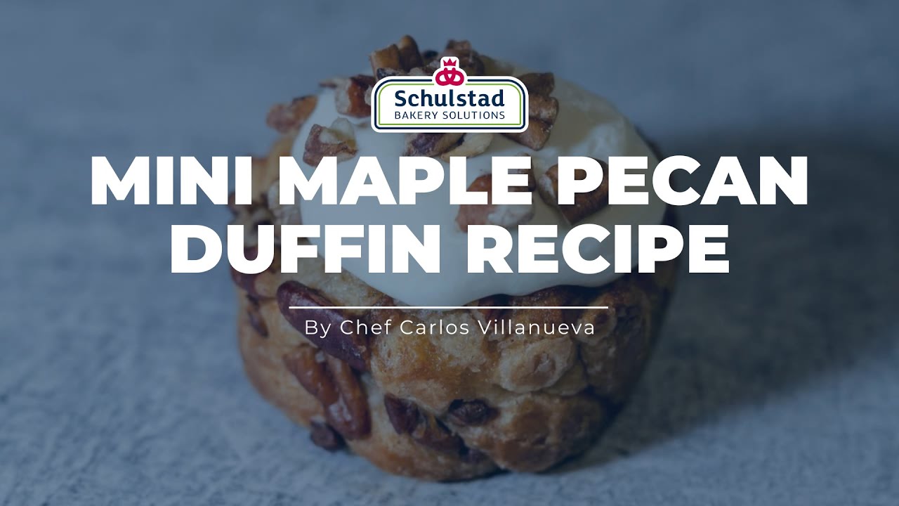 Mini Maple Pecan Duffin Pastry Recipe | Schulstad USA