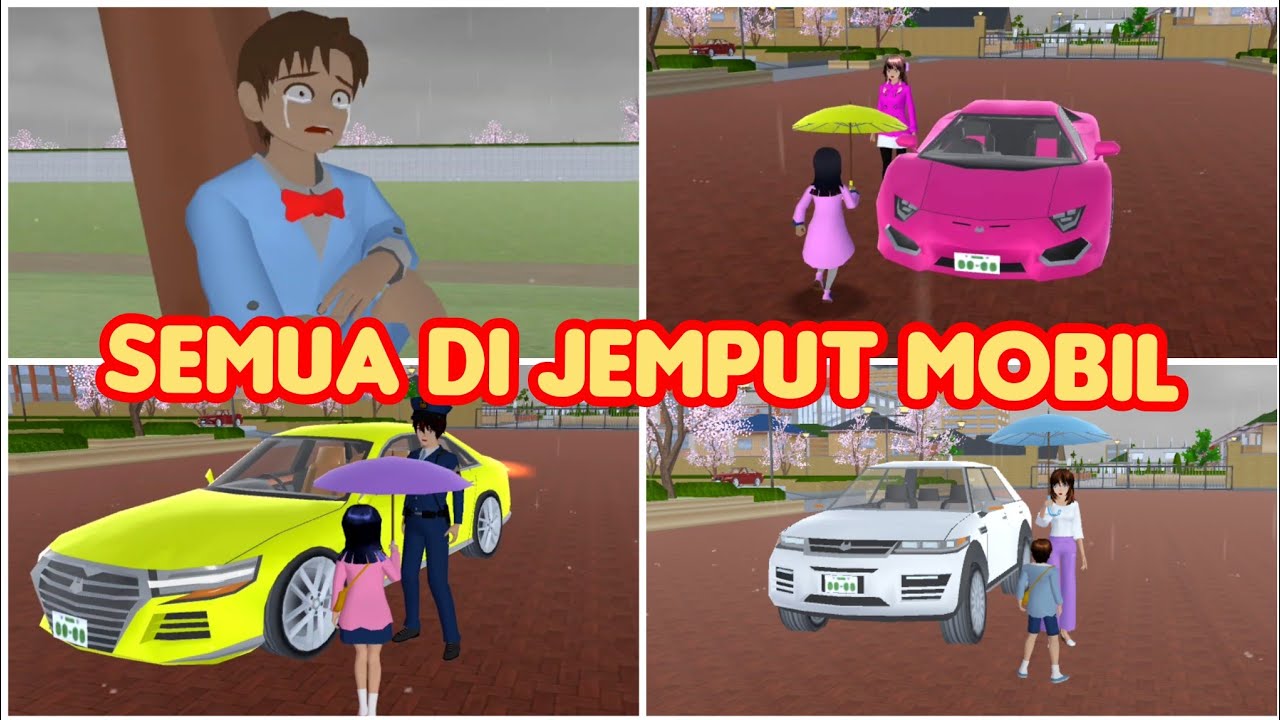 CUMA IVAN YANG GAK DI JEMPUT PAKE MOBIL !! || Drama Sakura School Simulator