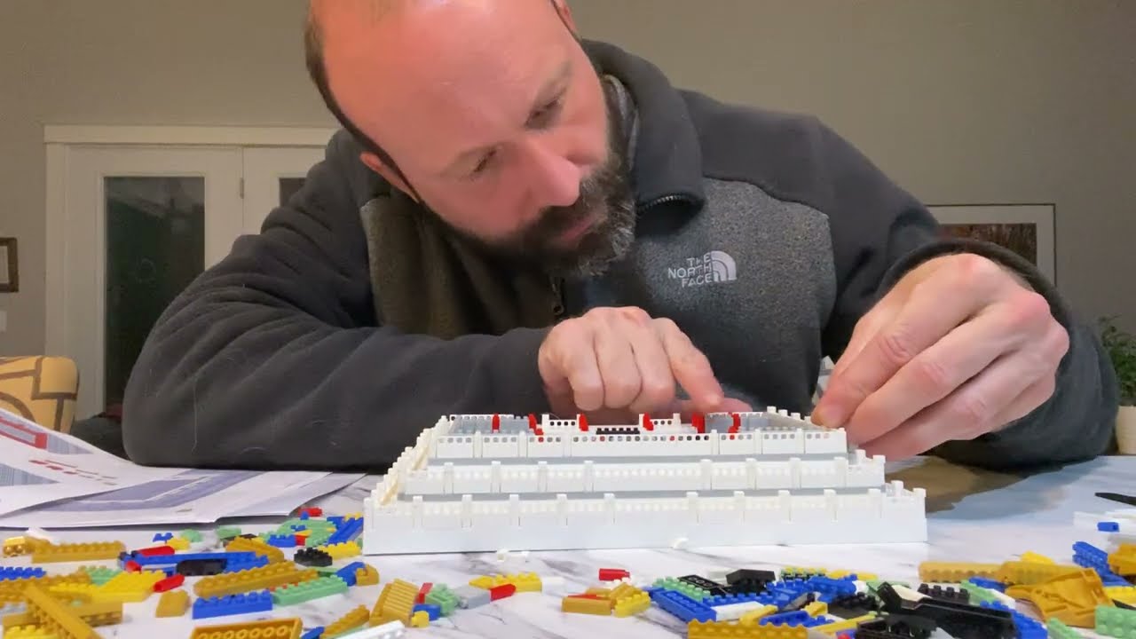 Gentle ASMR micro brick build - Hall of Supreme Harmony part 13
