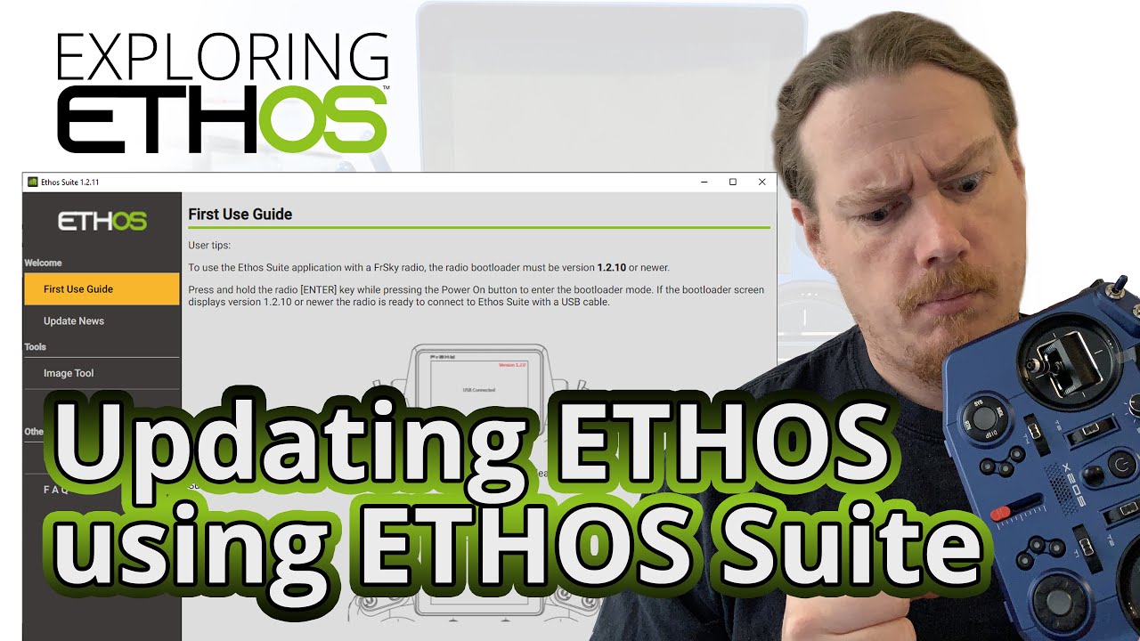Updating ETHOS using ETHOS Suite