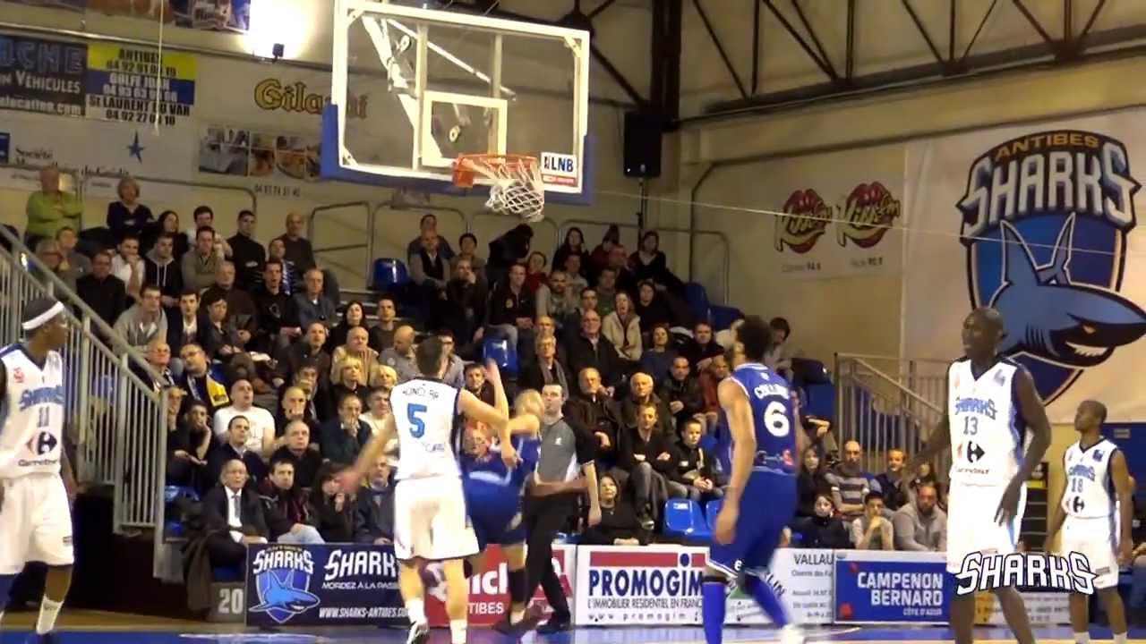 Basket, PRO B : Antibes Sharks - Roanne (Coupe de France 2012-2013)