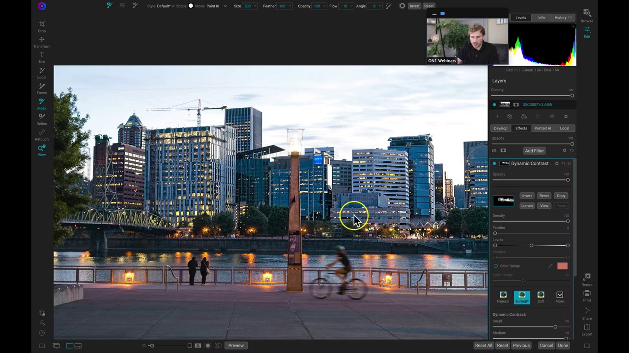 Masking, Blending, and Selective Editing inside ON1 Photo RAW 2021