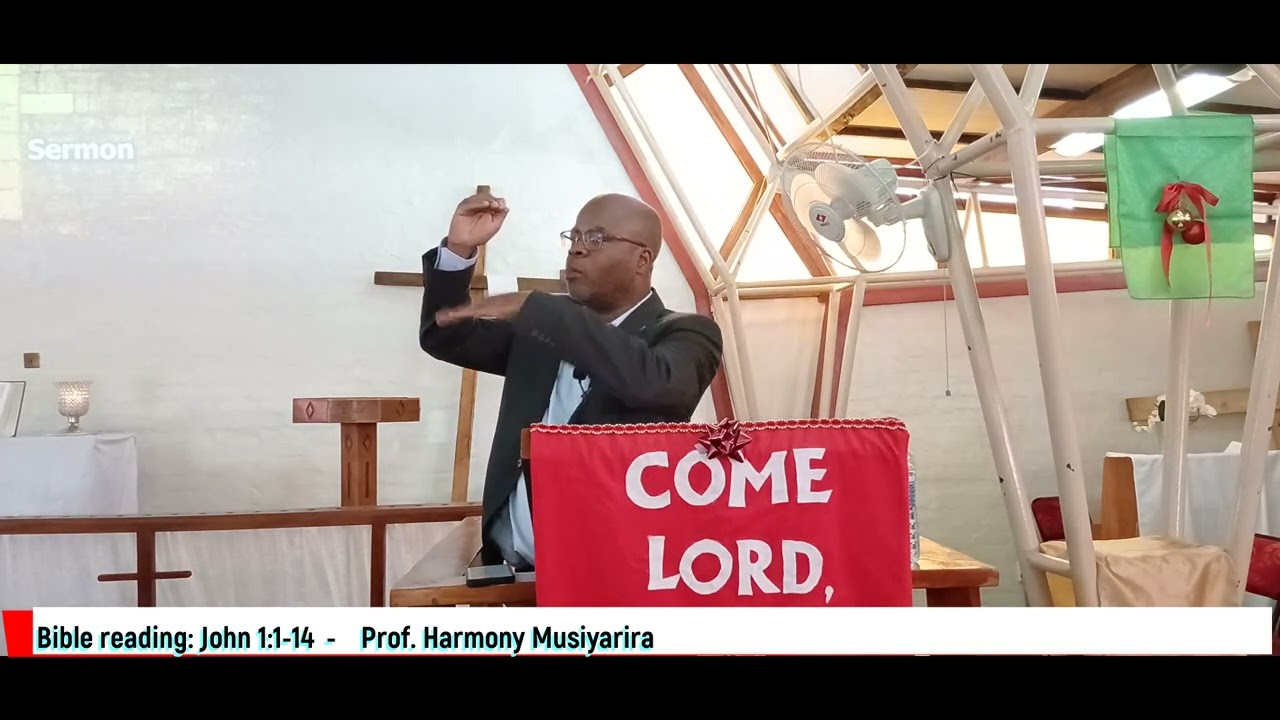 Sunday 17 January 2026-Sermon by  Prof Harmony Musitarira