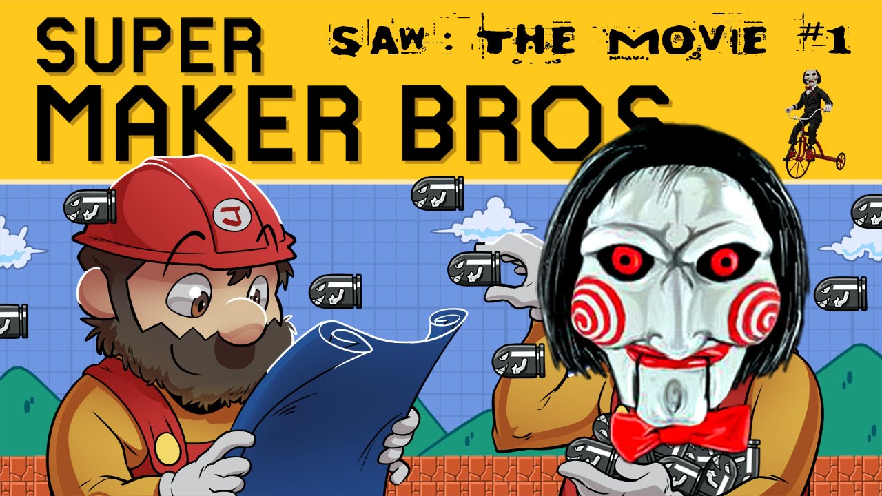 Super Mario Maker | Saw: The Movie Ep. 1 | Super Beard Bros.