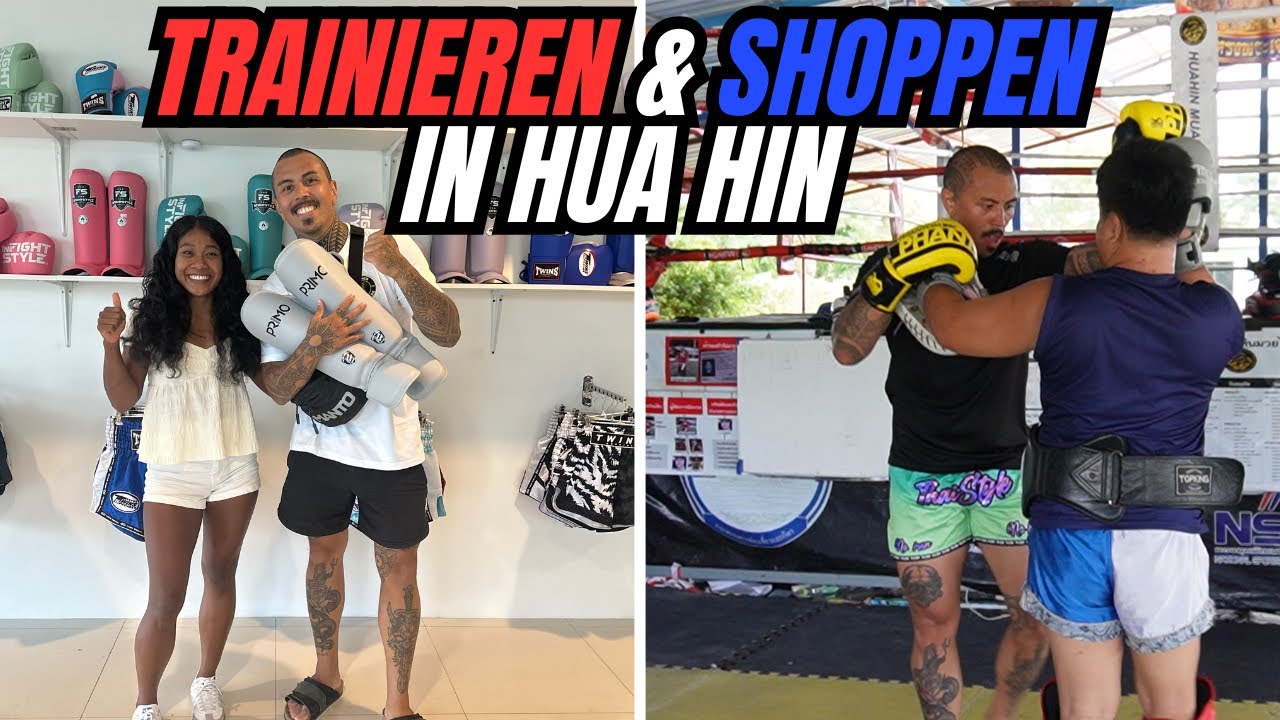 MUAY THAI & FIGHTSTORE VLOG - Ein Tag in Hua Hin, Thailand!