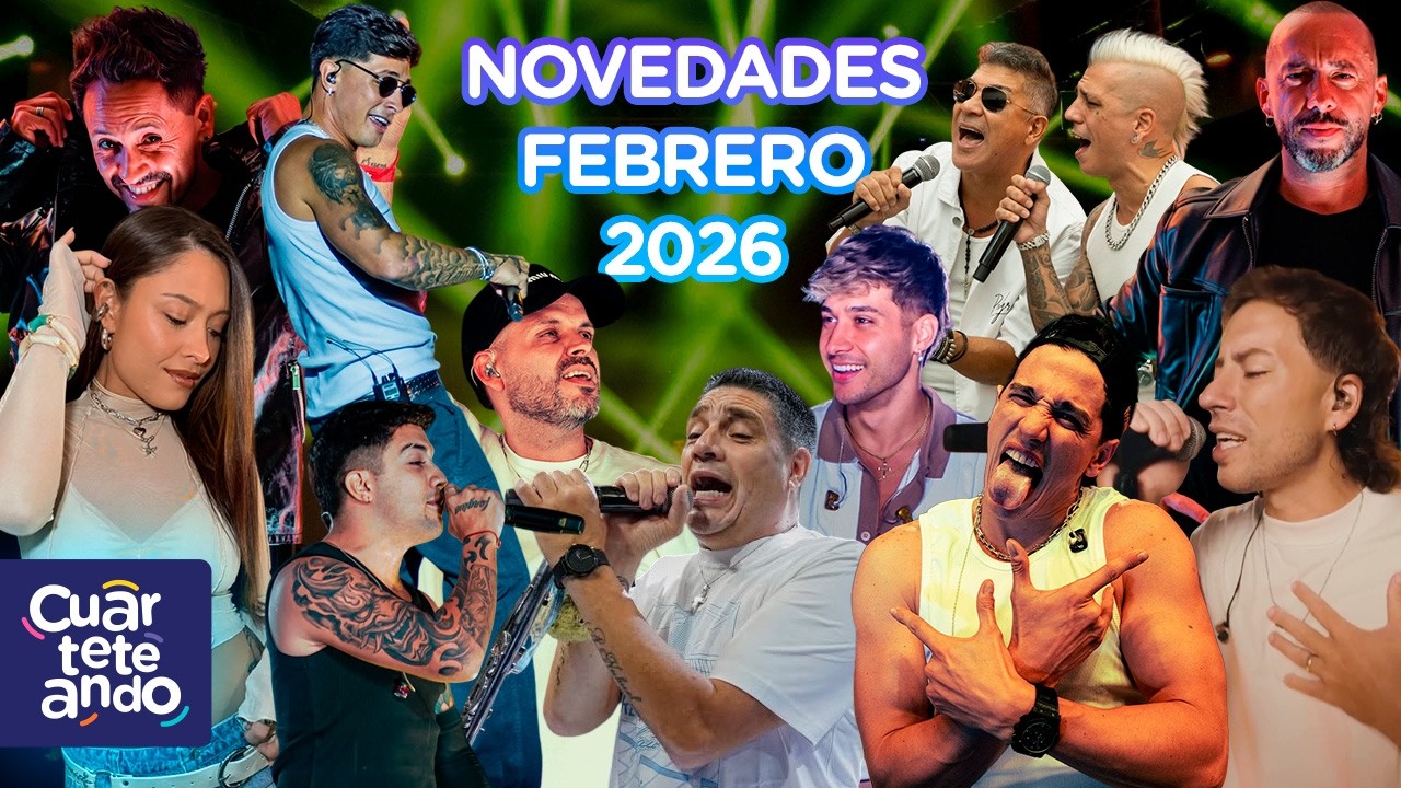 Novedades cuarteto febrero 2026 - últimos estrenos cuarteteros (enganchado) 🎶💥🎤
