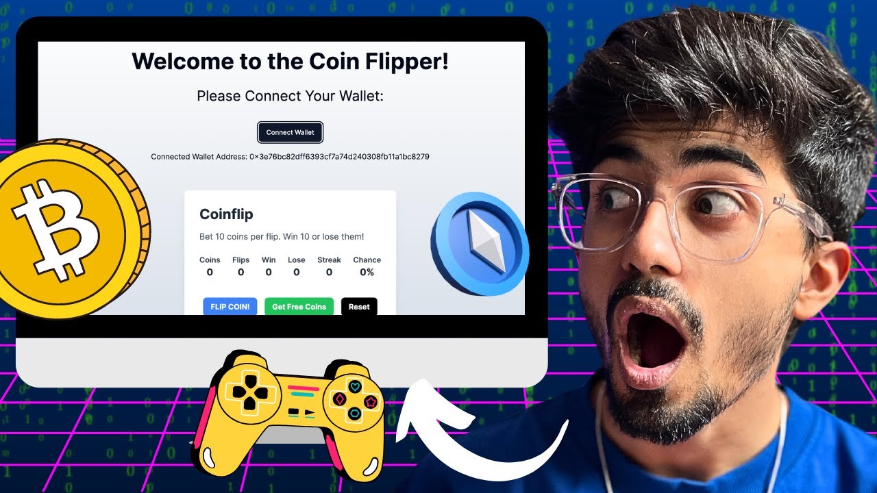 How to Make a Blockchain based Game (CoinFlip) | Source Code Included | Ali Solanki