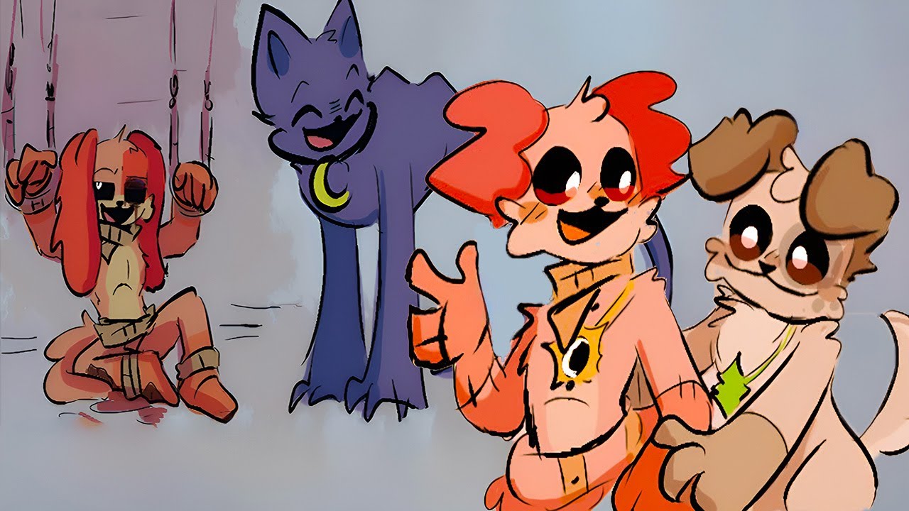 Fanchild Dogday x Catnap Minclipse's Family (Compilation)  | Poppy Playtime Chapter 3 Comic Dub