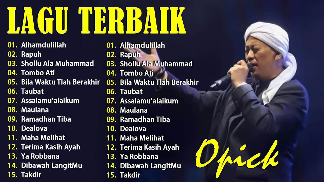 LAGU RELIGI TERBAIK OPICK FULL ALBUM 2026 || PLAYLIST COCOK UNTUK HALAL BIHALAL IDUL FITRI LEBARAN