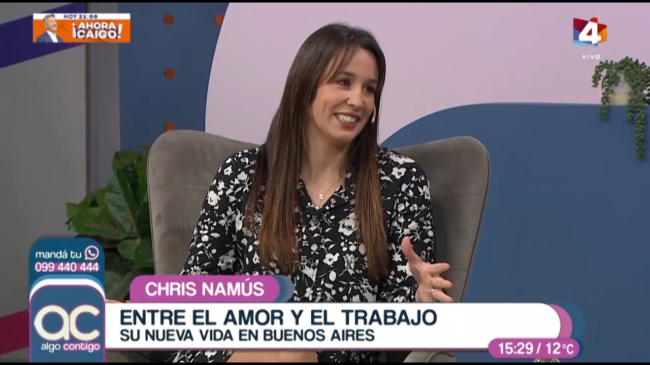 Algo Contigo - Chris Nam&uacute;s y su nueva vida en Buenos Aires