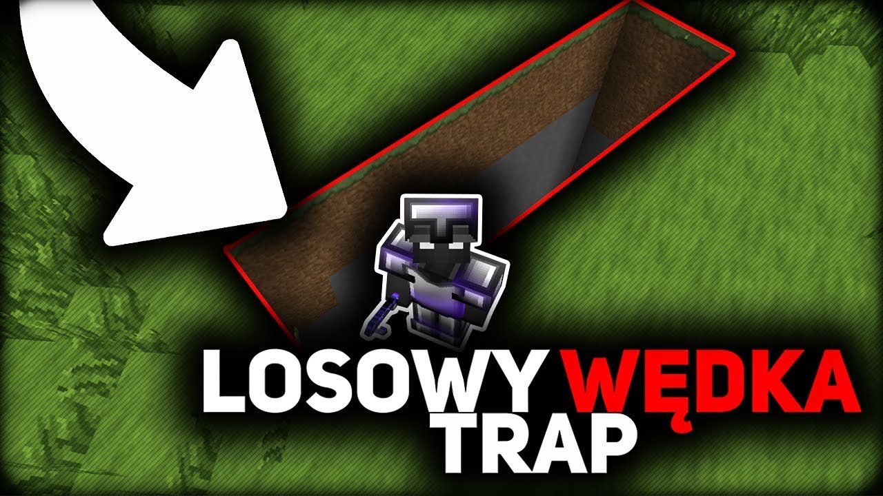 LOSOWA WĘDKA TRAP W MINECRAFT! *zabawne* | XLAJTHC