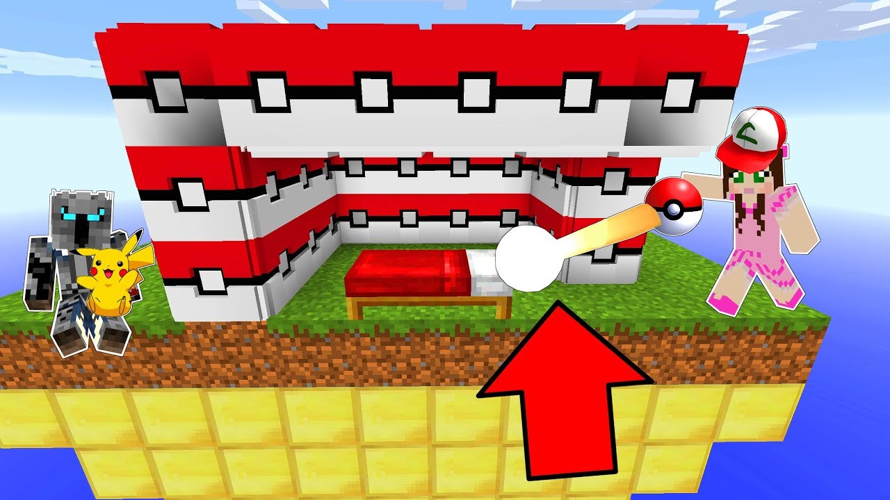 Minecraft: POKEMON LUCKY BLOCK BEDWARS! - Modded Mini-Game