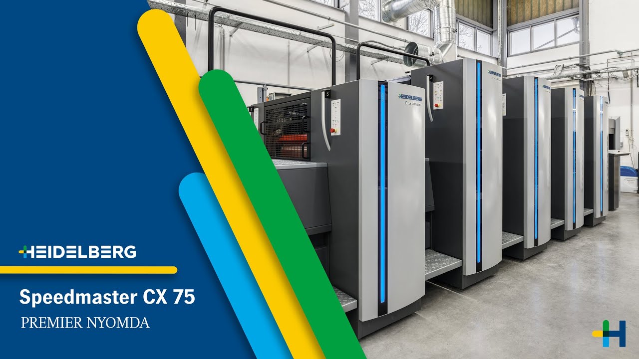 Heidelberg CX 75 - Premier printing house - Time Lapse installation