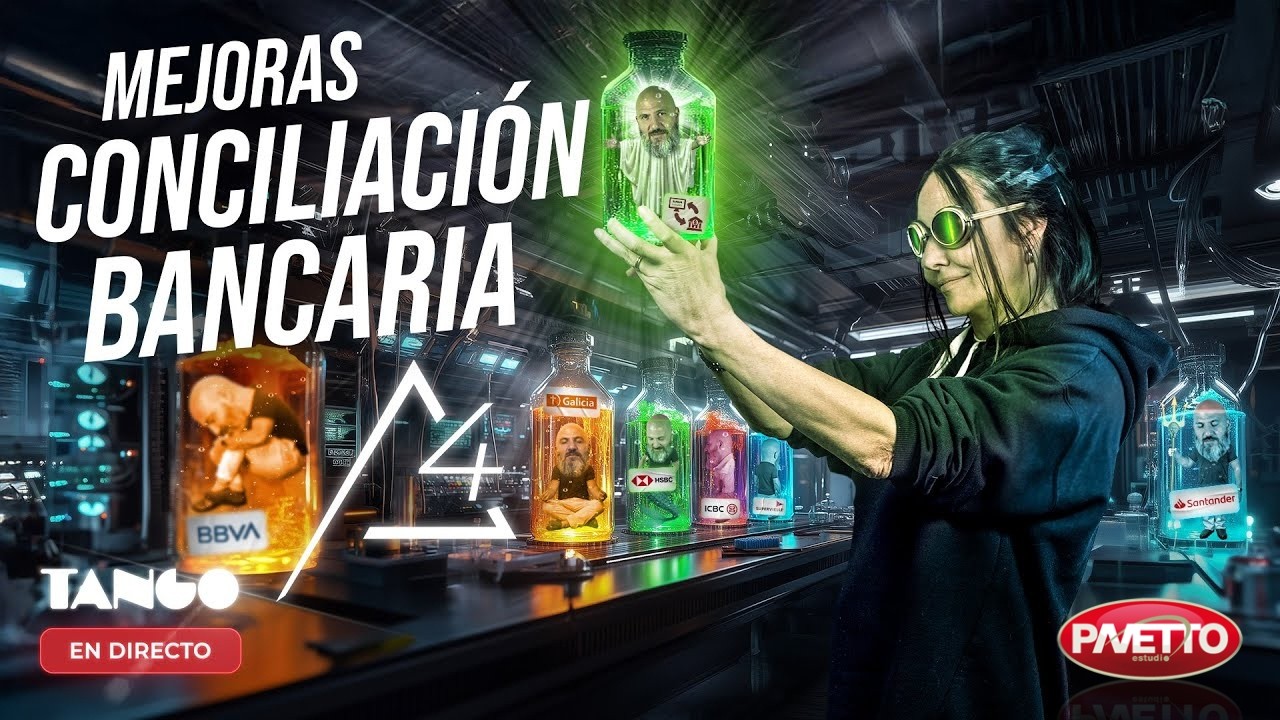 Mejoras Conciliación Bancaria Automática D4 | Estudio Pavetto