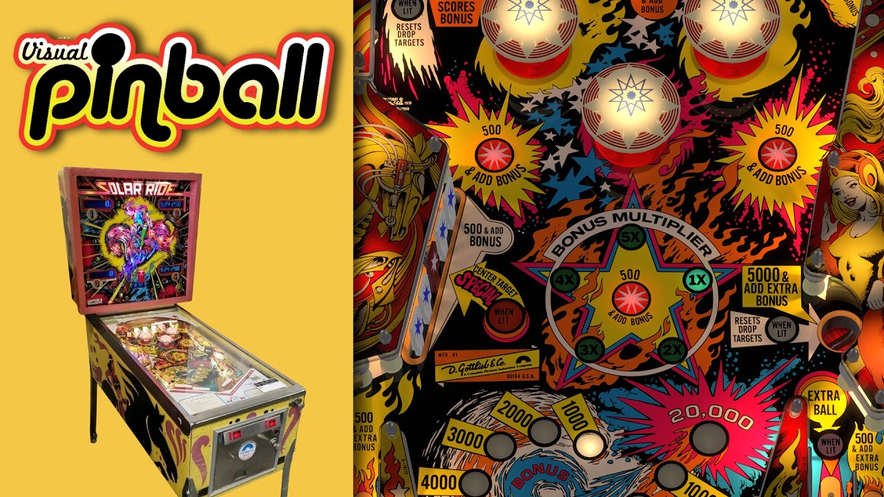 Solar Ride (Gottlieb 1979) - Visual Pinball