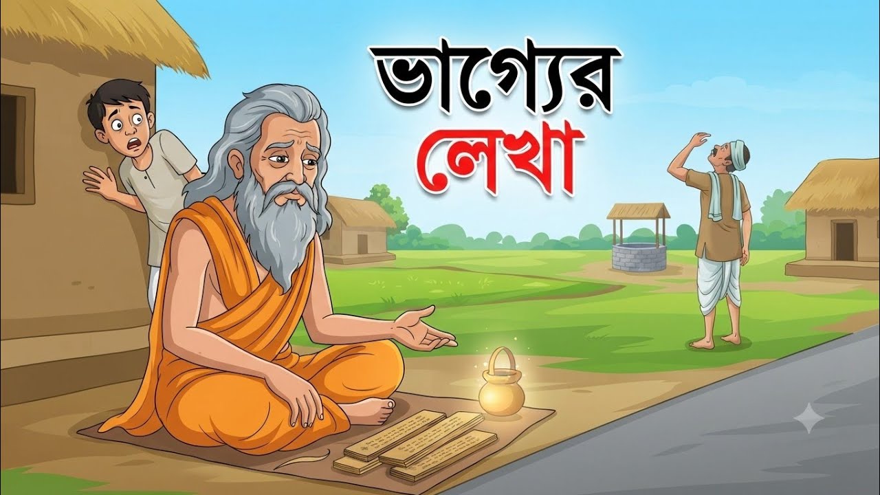 ভাগ্যের লেখা   Bengali Moral Story Rupkothar Bangla Golpo Thakumar Jhuli Mojer Jhuli Toon