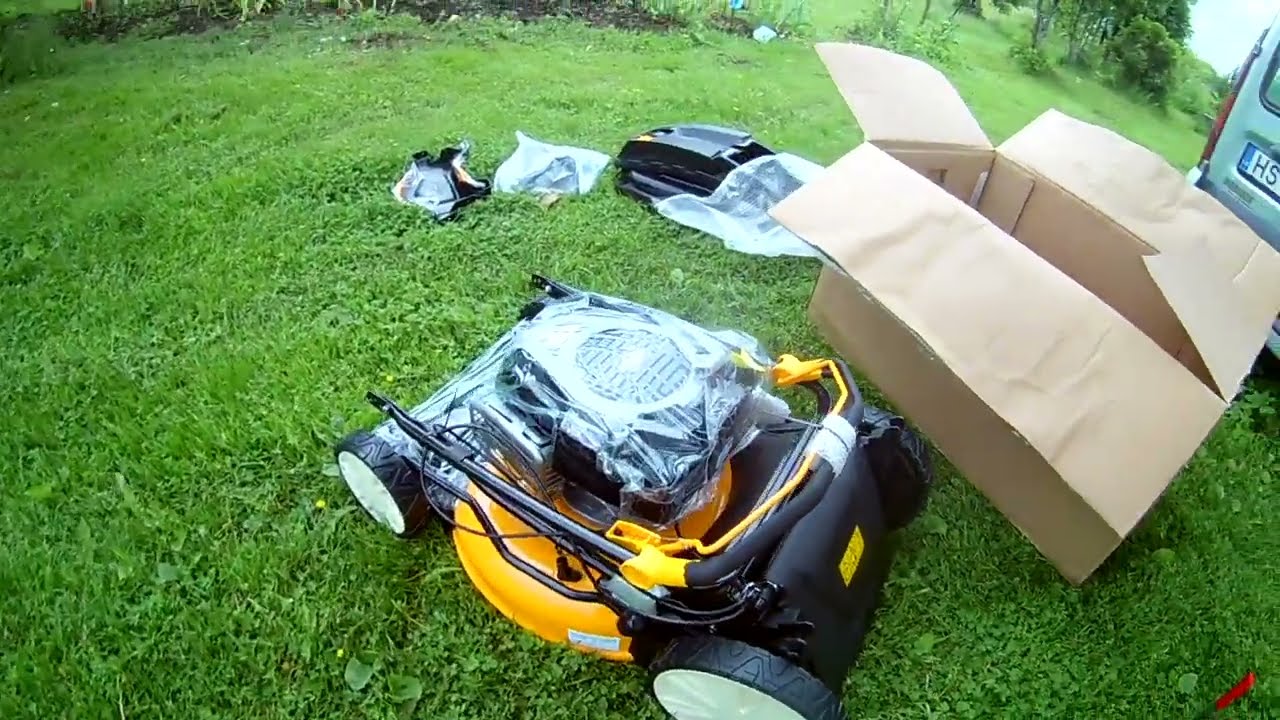 Cub Cadet LM3 CR53S распаковка и пуск