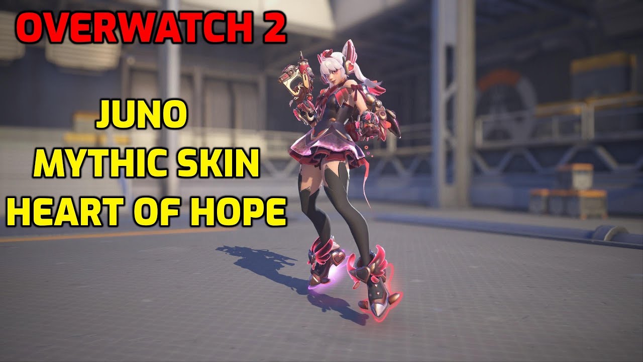 NEW Juno Mythic skin Heart Of Hope  (Battle pass season 16) Overwatch 2 Mythic skin