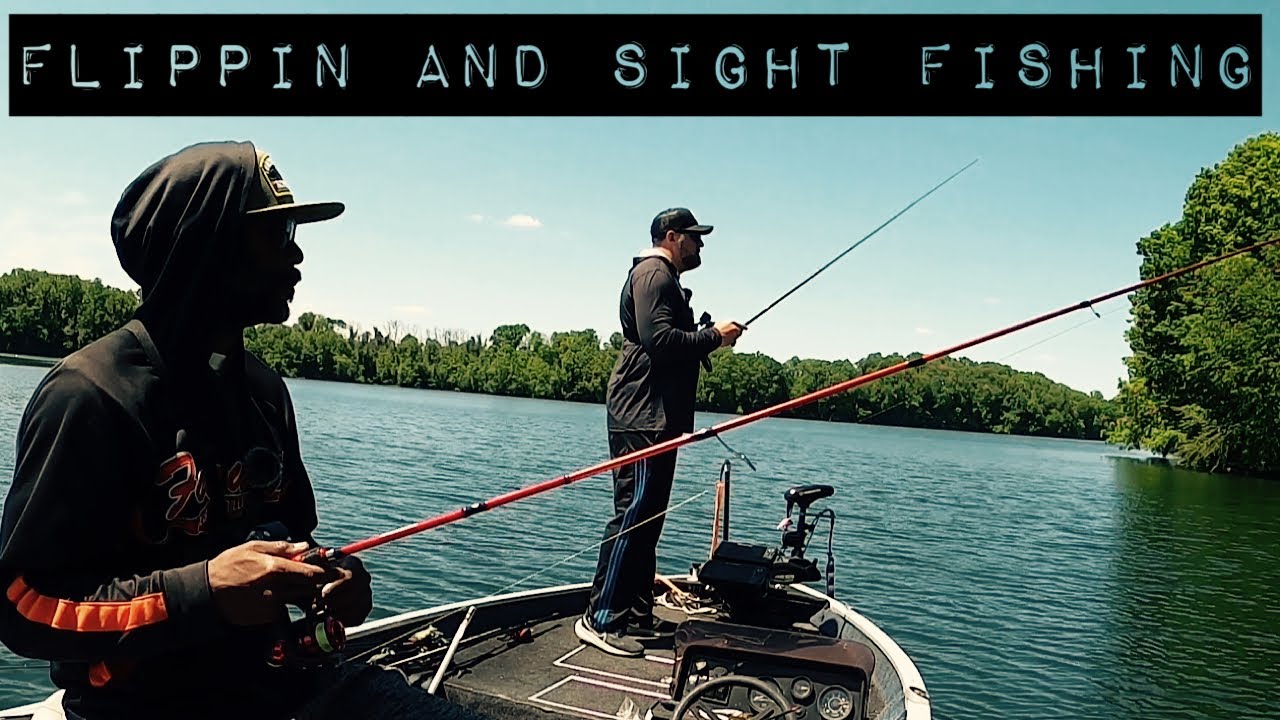 Marsh Creek Fishing in the Post Spawn - Shallow Flipping and Sight Fishing w/ @thelineking_610tv8