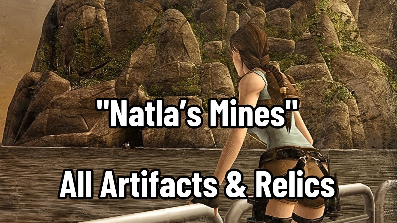 Tomb Raider Anniversary - (Natla's Mines) All Artifacts & Relics