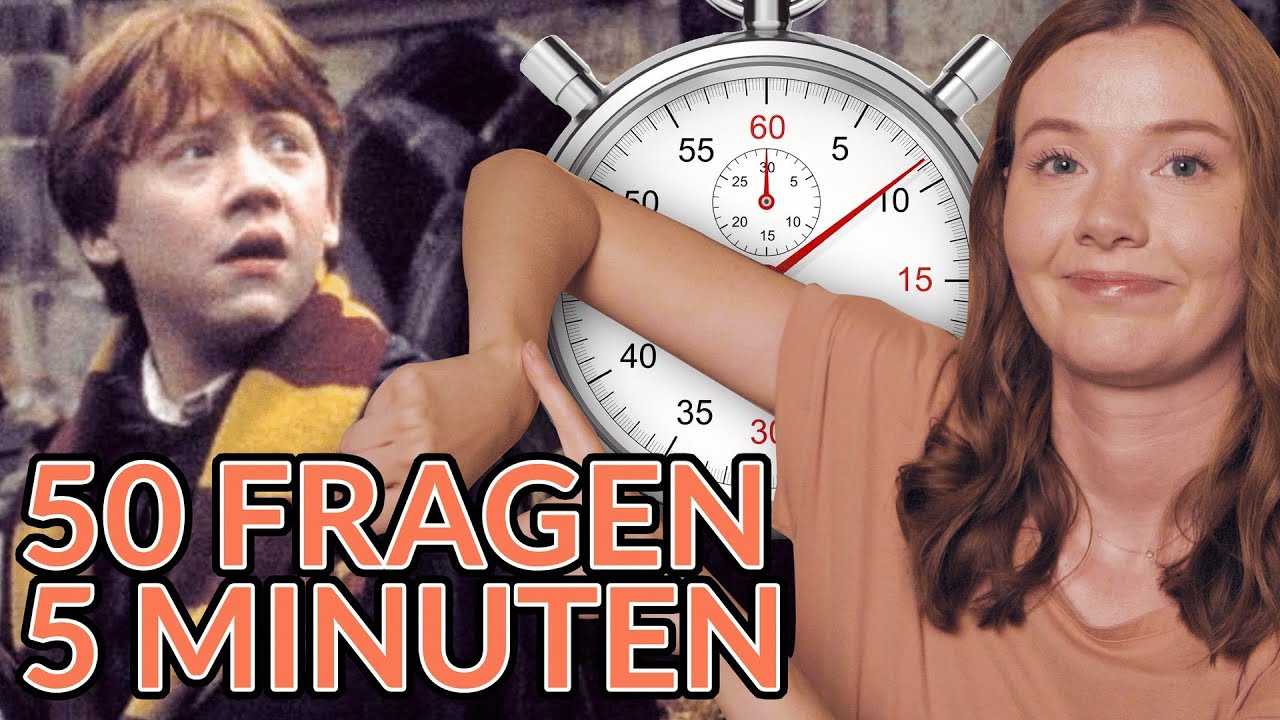 50 Fragen in 5 Minuten! 🤯 HARRY POTTER Challenge ⚡️