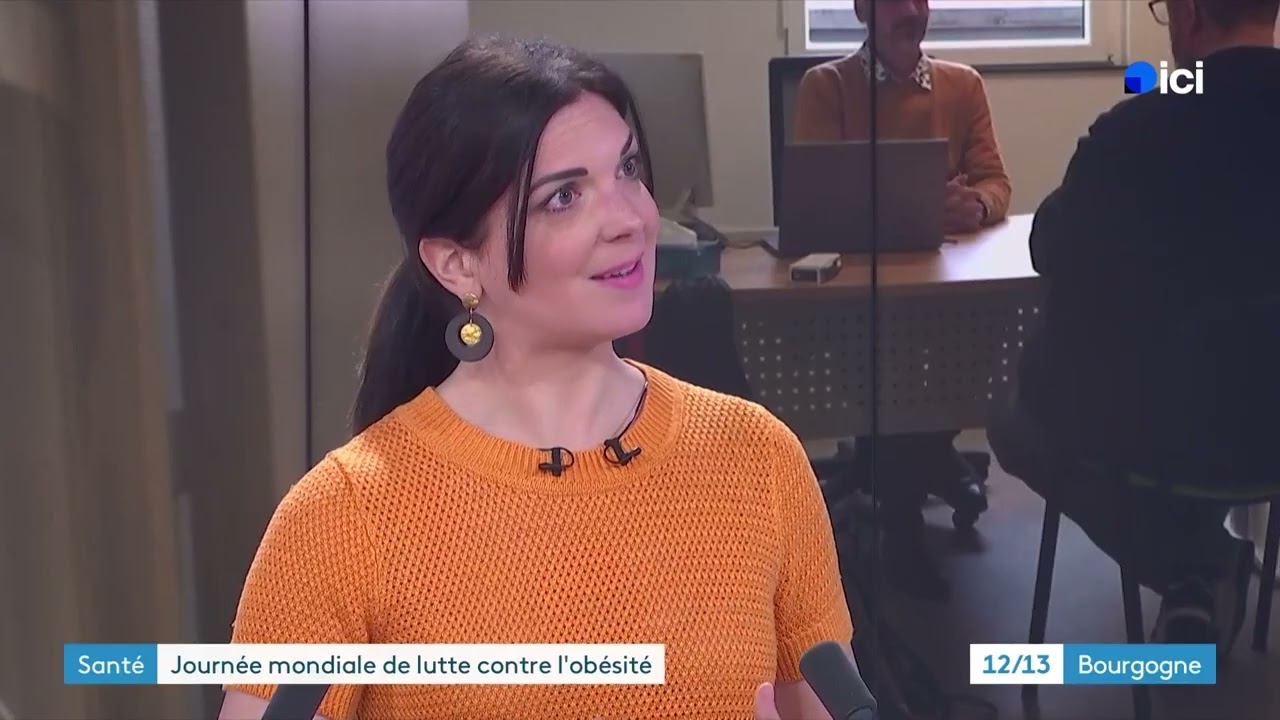 Journal Télévisé, France 3 Bourgogne, Journée Mondiale de l'Obésité. 