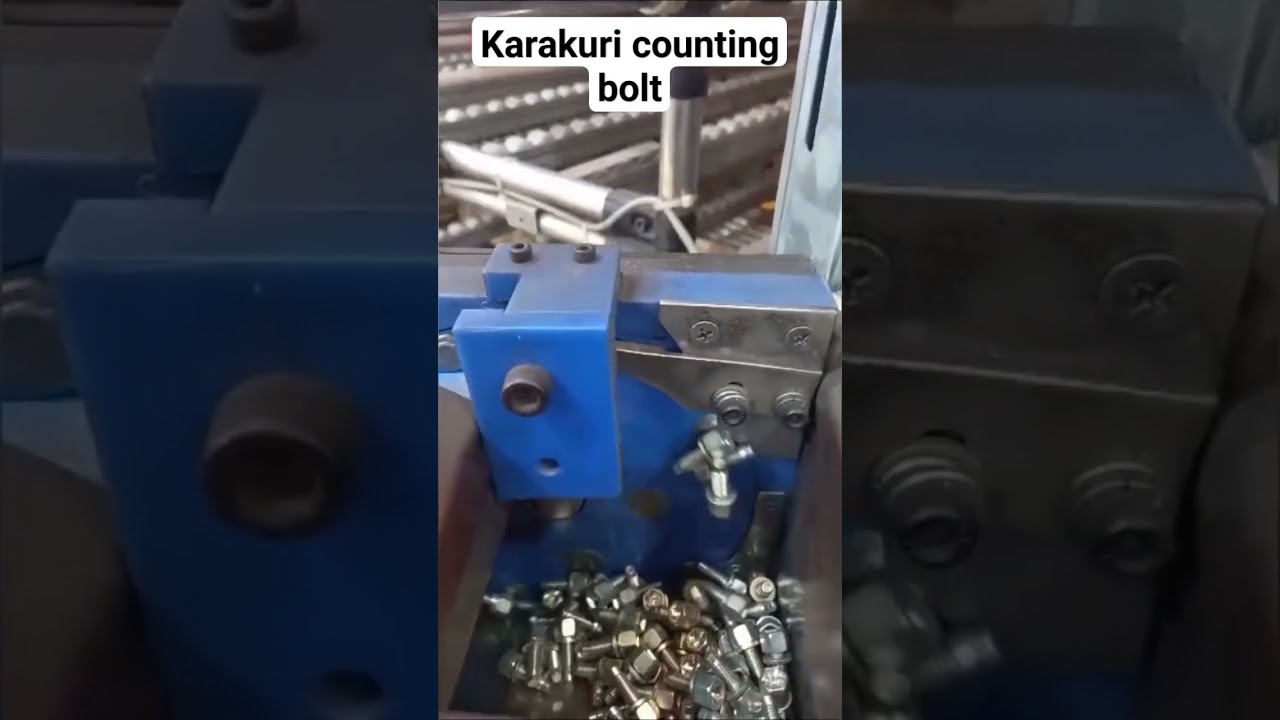 Karakuri counting bolt #karakuri #moving #kaizen #bolt