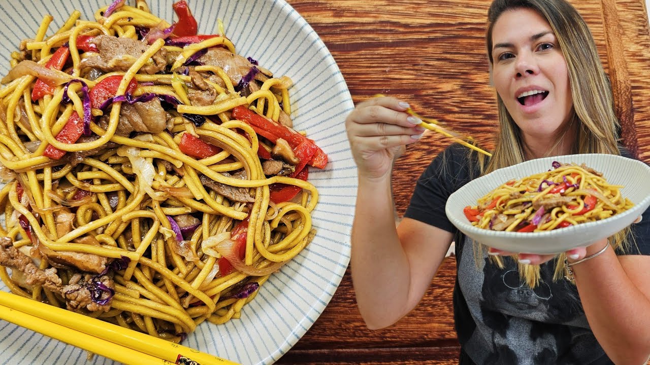 YAKISOBA! RECEITA! O MELHOR QUE JÁ COMI!