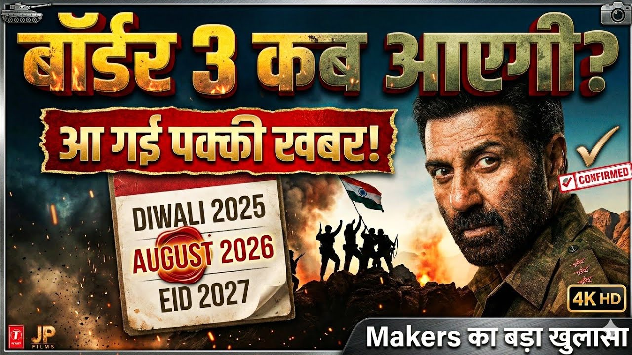 BORDER 3 Officially CONFIRMED! 😱 | Sunny Deol's Biggest Announcement | Filmy Tehelka 