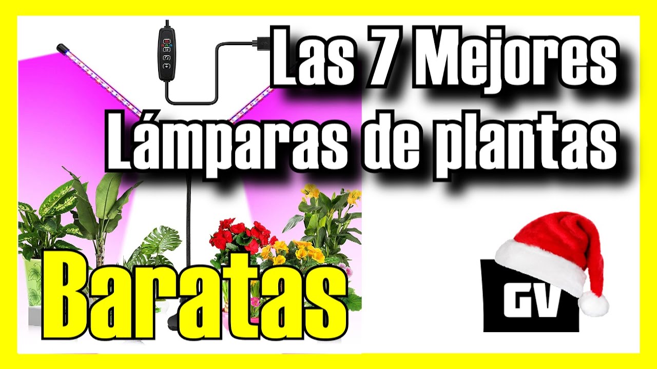 💡🌱 Las 7 MEJORES L&aacute;mparas para Plantas BARATAS de Amazon [2025]✅[Calidad/Precio] Acu&aacute;ticas / Tierra