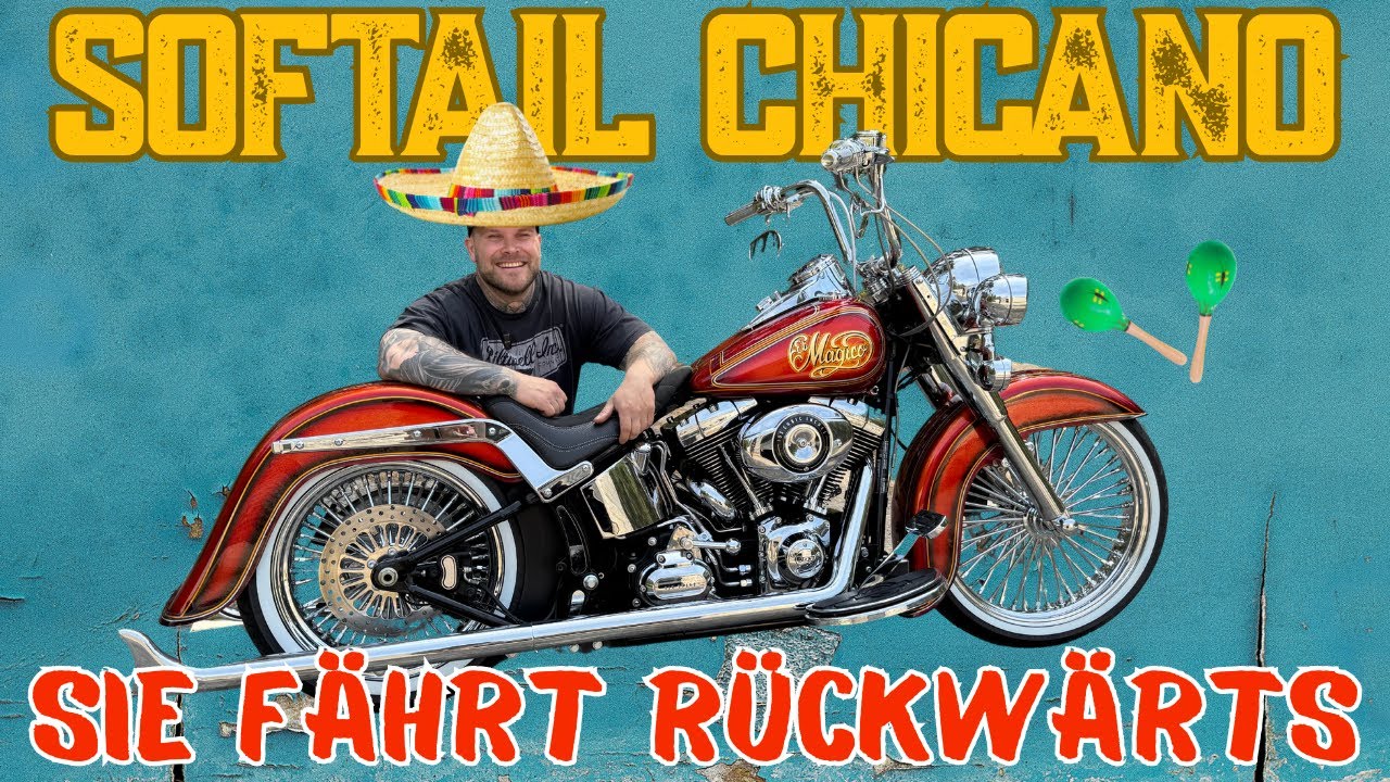 Harley Davidson Softail Chiano Twin Cam 103 Cui mit Rückwärtsgang #BikeCheck11 Heritage Slim Mexican
