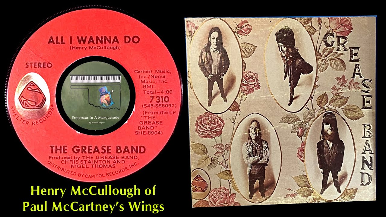 Grease Band "All I Wanna Do" Joe Cocker Henry McCullough Chris Stainton Shelter Records