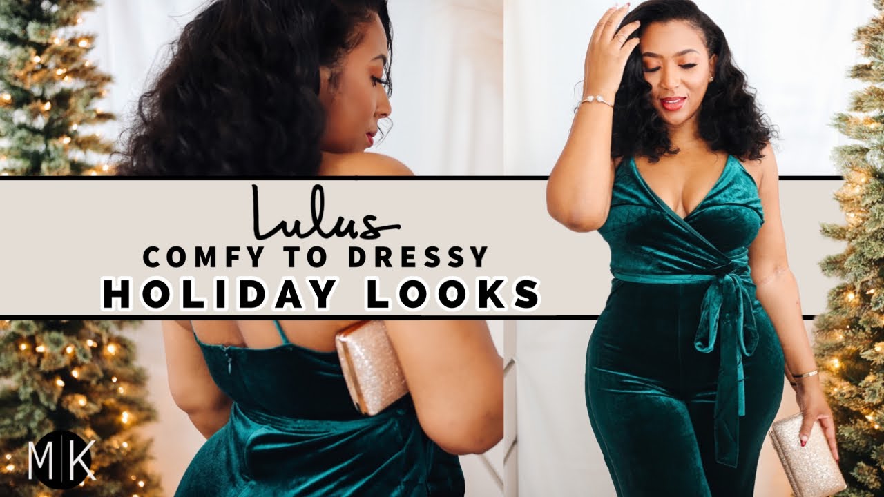 Comfy to Dressy Holiday Looks ft. Lulus