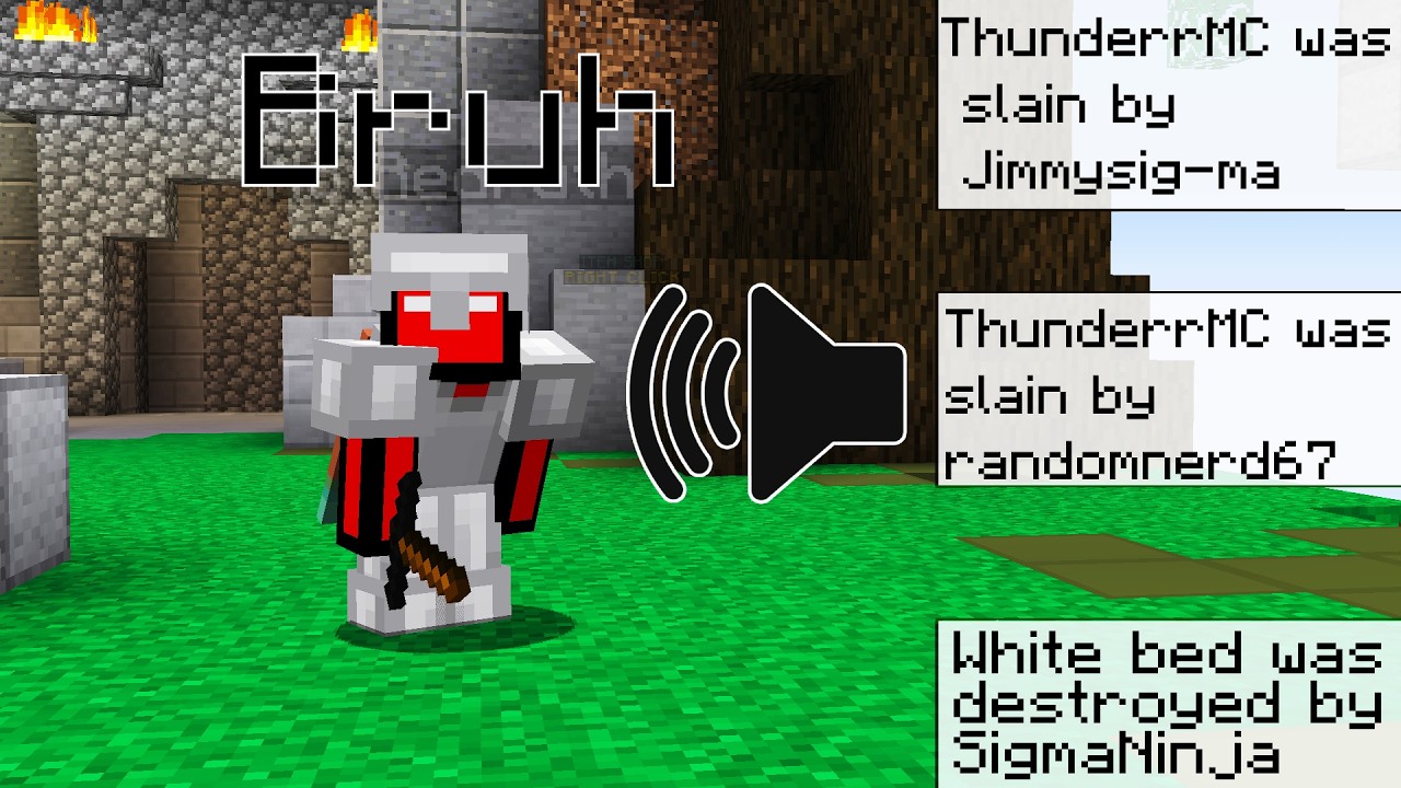 Bedwars, but with Narrator turned ON
