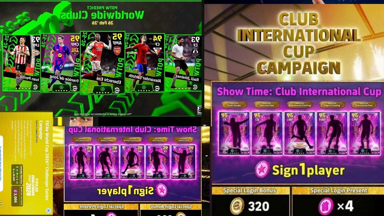 Nouvelle Campagne Spéciale 😍 Ce qui arrive jeudi dans eFootball 2026 Mobile🔥🔥