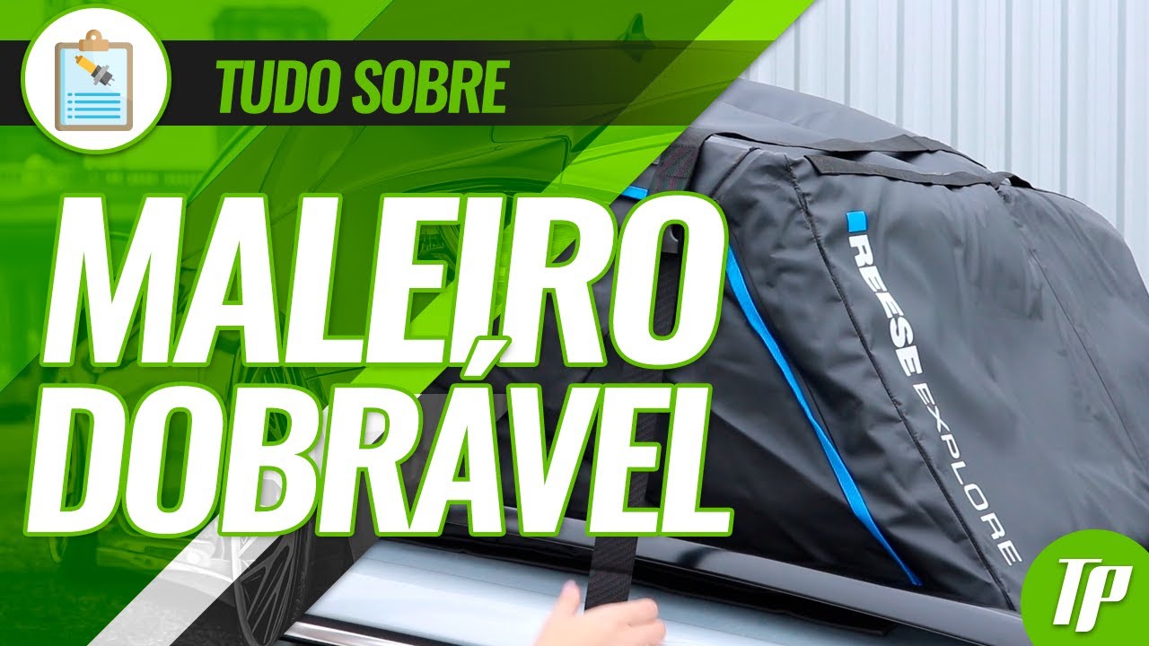 Maleiro Bagageiro Impermeável Teto Dobrável