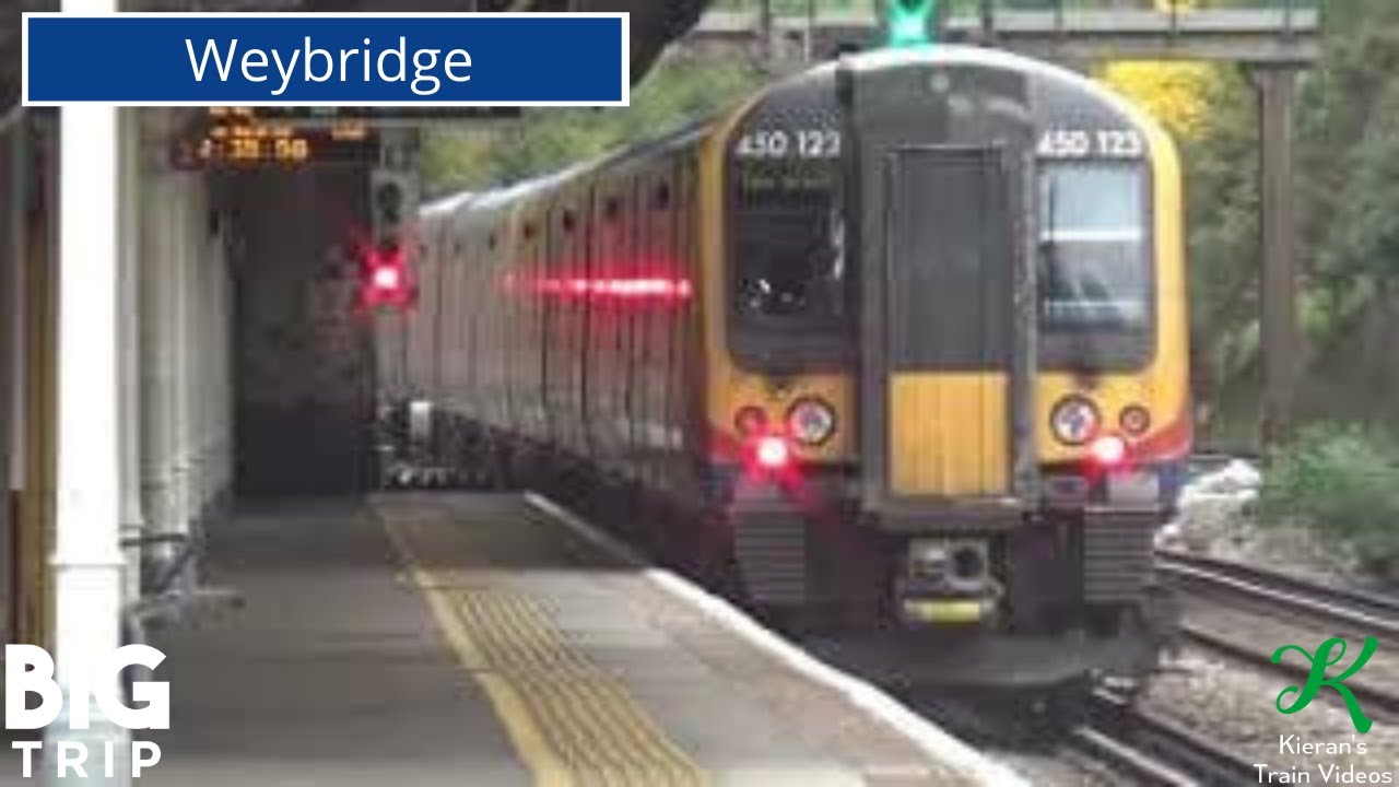 Trains at Weybridge, SWML - 24/10/20