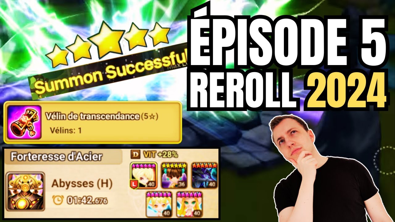 ON OUVRE LE TRANSCENDANCE ! FORTERESSE/CRYPTE NOUVEAU COMPTE REROLL 2024 - ÉPISODE 5 (Summoners war)