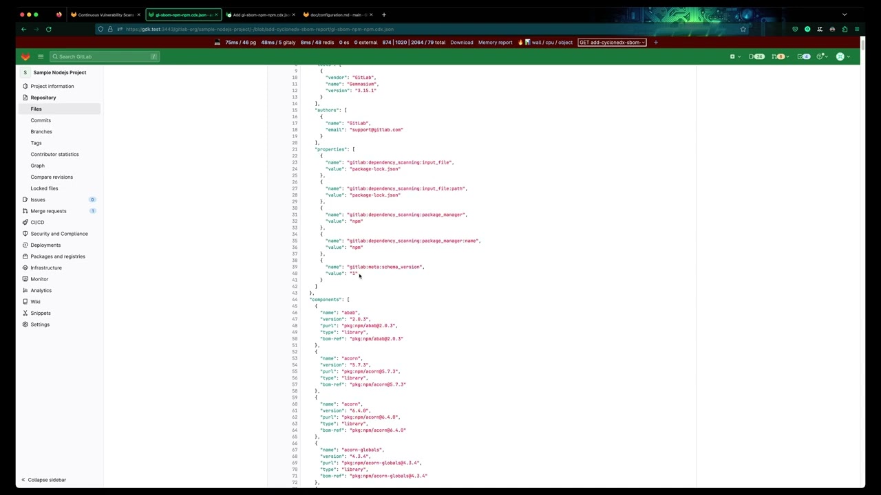 Secure::Composition Analysis - Continuous Vulnerability Scanning for Dependency Scanning Demo