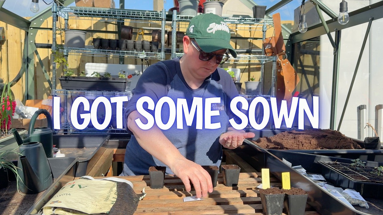 Sowing Tomatoes and Peppers… Until the Camera Gave Up
